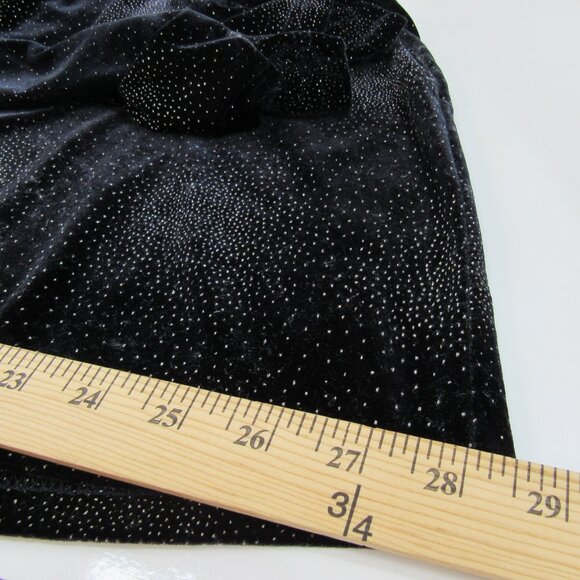 Kathie Lee Collection Women's Black sparkle Sleeveless Knee Length Dress Size XL - Picture 8 of 9